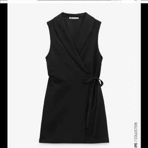 Zara tied blazer dress